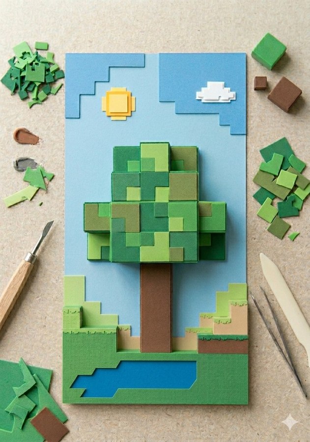 Minecraft: Пейзаж
