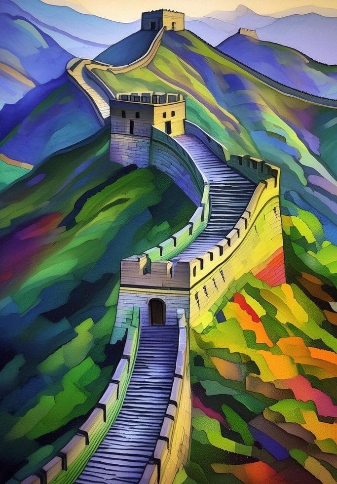 Trip Art: Китай, Стіна