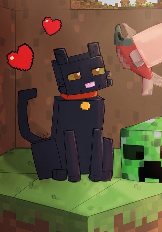 Minecraft: Котик