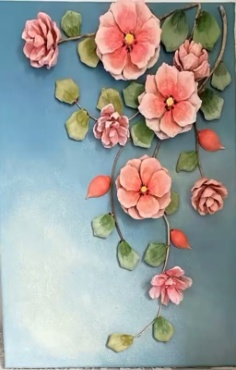 Картина з шишок